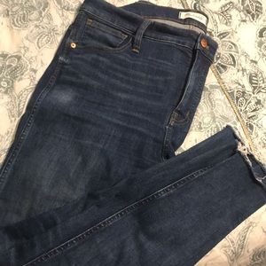 Madewell 9 in rise Skinny Jeans